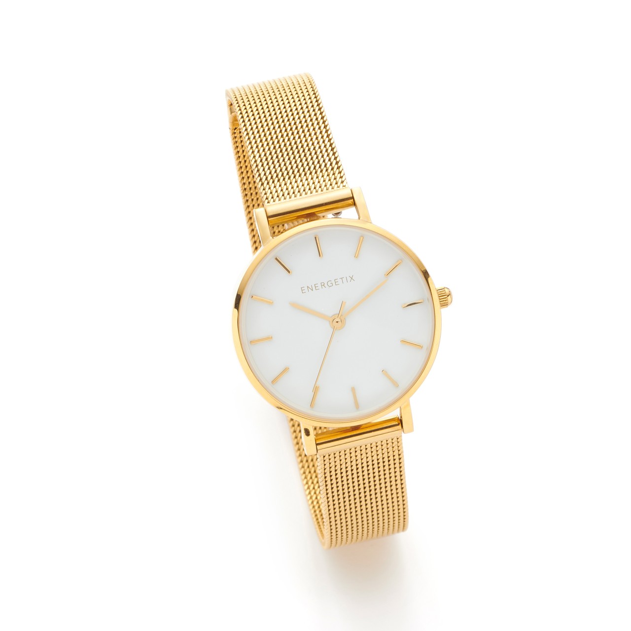 Gold-coloured SOLID mini wristwatch
