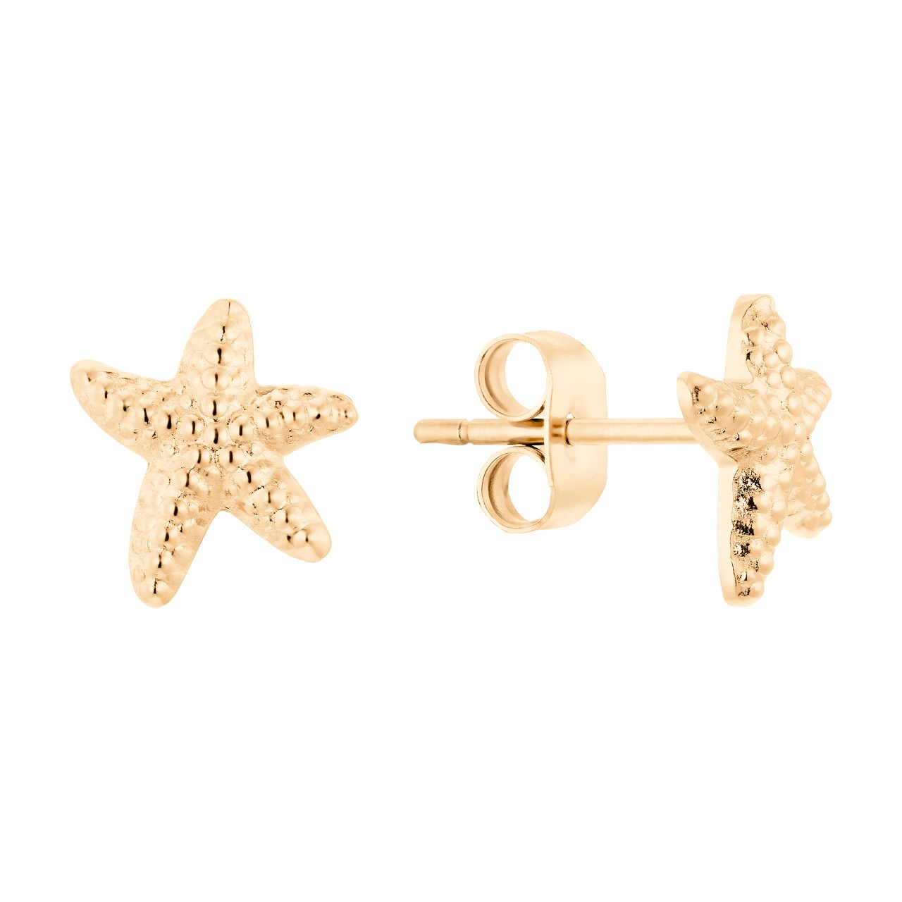 Detailed stud earrings in a maritime design