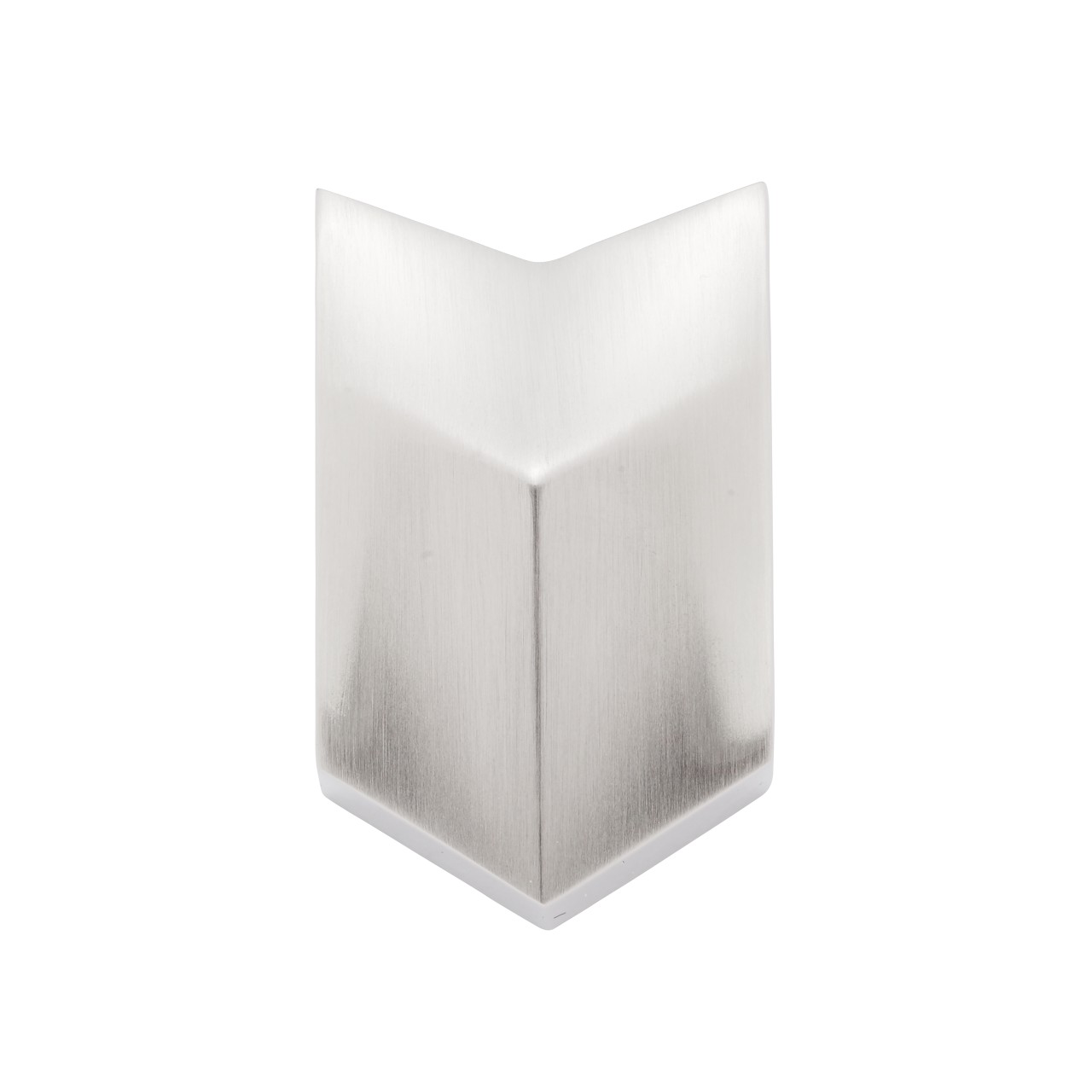 Matt stainless-steel arrow-shaped pendant