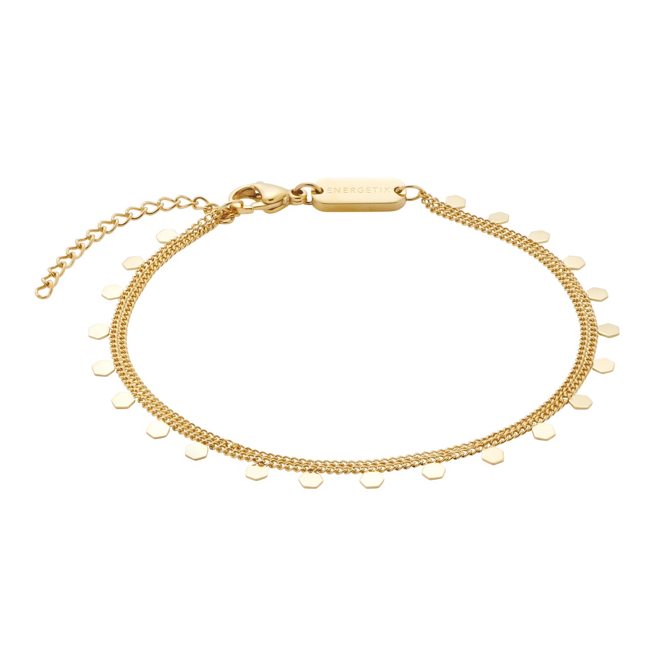 Delicate gold anklet for beautiful summer days