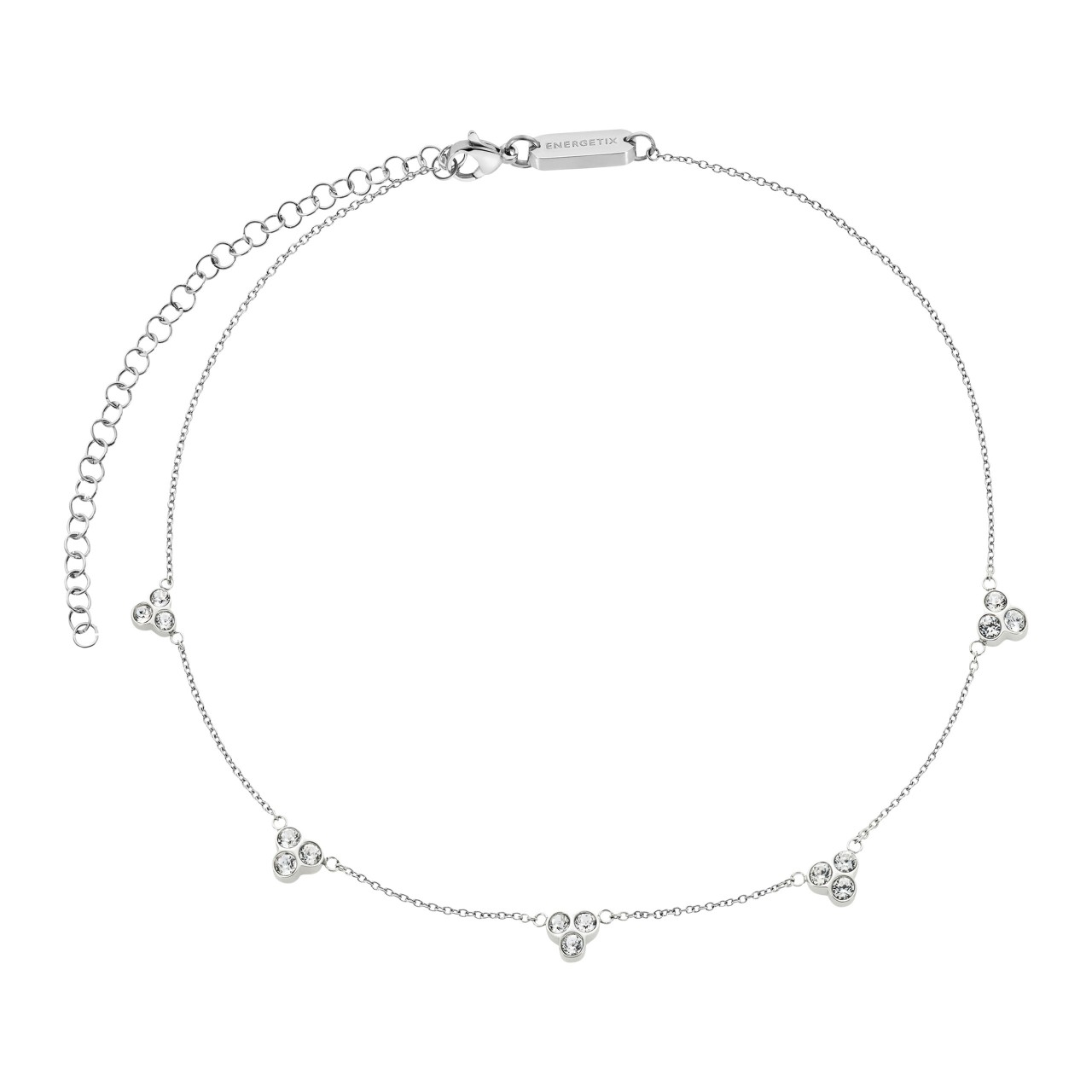 Necklace with sparkling crystal constellations